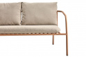 Bendt 2-sits soffa - peach/teddy beige dyna