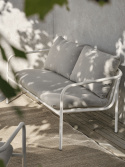 Bendt 2-sits soffa - pearl white/teddy beige dyna