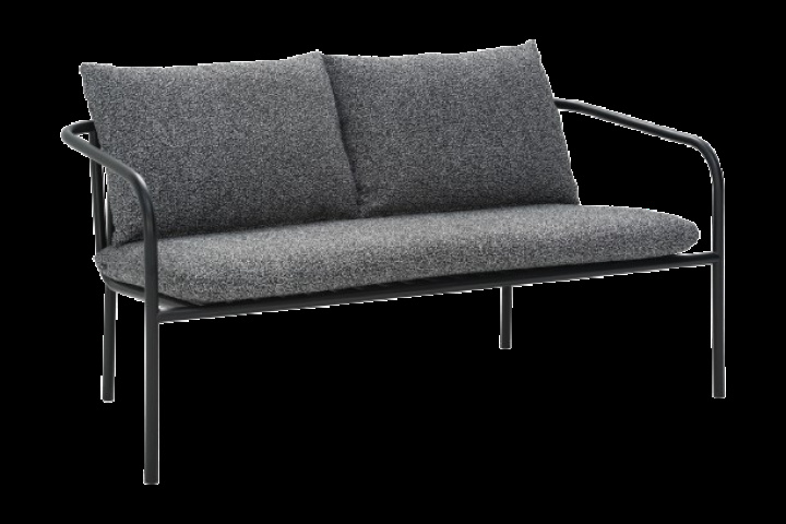 Bendt 2-sits soffa - black/teddy ant dyna i gruppen Utemöbler / Loungemöbler / Loungemoduler / 2-sits soffor - Loungemoduler hos Sommarboden i Höllviken AB (6915-8-855)