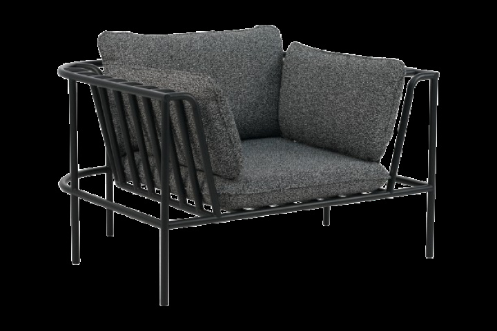 Collier fåtölj - svart/teddy ant dyna i gruppen Utemöbler / Loungemöbler / Loungemoduler / Fåtöljer - Loungemoduler hos Sommarboden i Höllviken AB (6981-8-885)