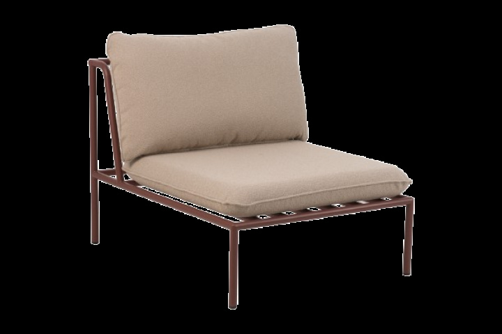 Collier mittdel - zin red/teddy beige dyna i gruppen Utemöbler / Loungemöbler / Loungemoduler / Mittdelar - Loungemoduler hos Sommarboden i Höllviken AB (6984-48-284)