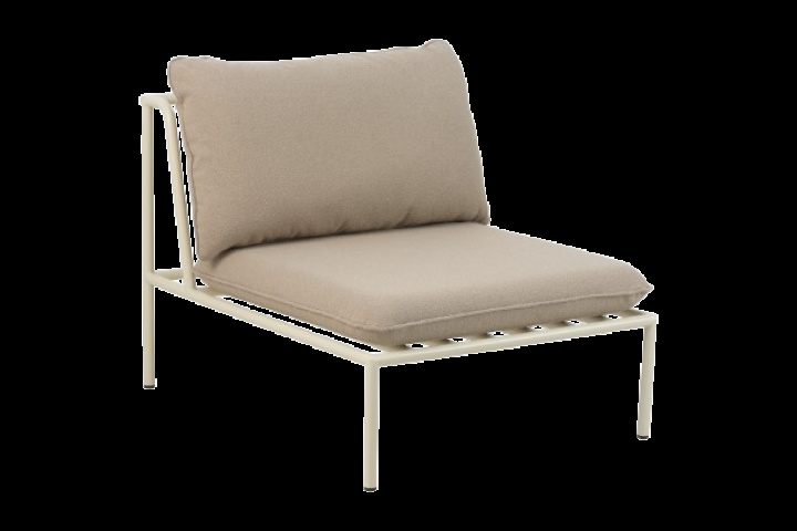 Collier mittdel - pearl white/teddy beige dyna i gruppen Utemöbler / Loungemöbler / Loungemoduler / Mittdelar - Loungemoduler hos Sommarboden i Höllviken AB (6984-58-284)