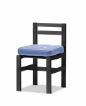 Stol aluminium - svart