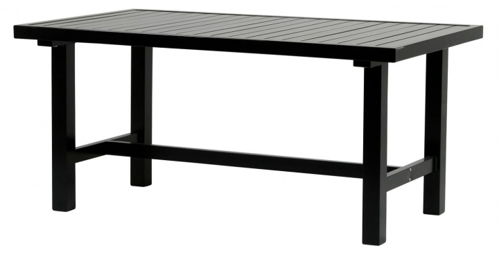 Bord aluminium - 142x80 cm - svart i gruppen Utemöbler / Material / Aluminiummöbler / Bord - Aluminiummöbler hos Sommarboden i Höllviken AB (7062-FF)