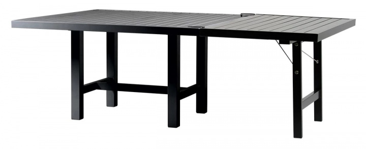 Bord aluminium - 124x122 cm - svart i gruppen Utemöbler / Material / Aluminiummöbler / Bord - Aluminiummöbler hos Sommarboden i Höllviken AB (7065-FF)