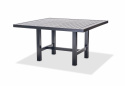 Bord aluminium 124x122 cm - svart
