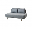 Moments 2-sits soffa modulsoffa - grey