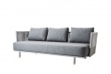 Moments 3-sits soffa - grey