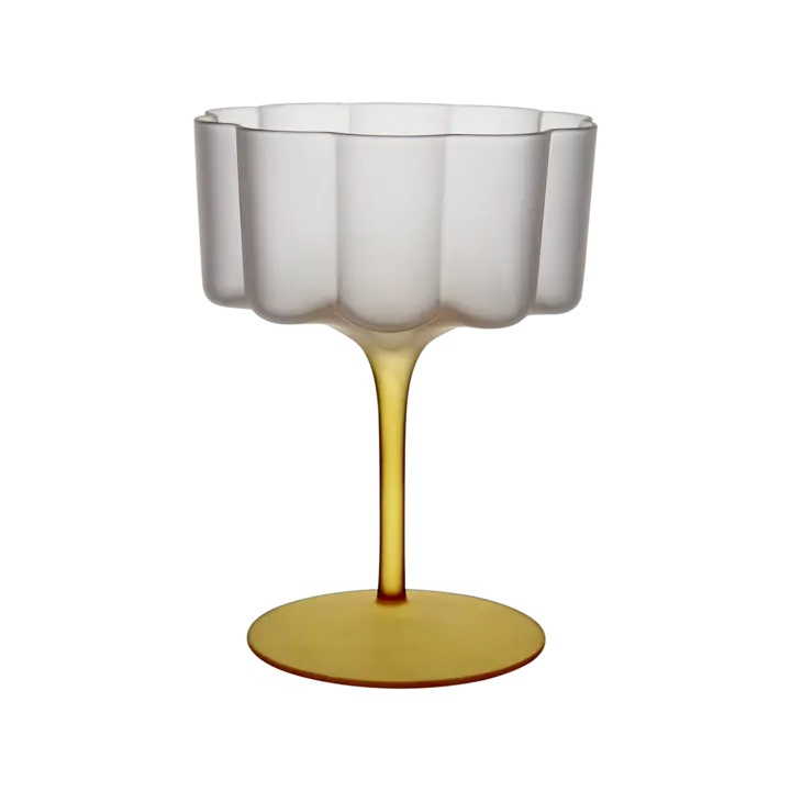 Lillie cocktail-/dessertglas - gul i gruppen Inredning / Kök & Dukning / Koppar, Muggar & Glas hos Sommarboden i Höllviken AB (762-660-00)