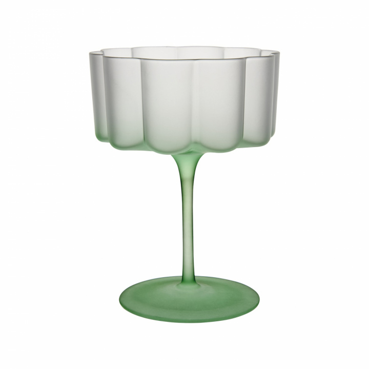Lillie cocktail-/dessertglas - grön i gruppen Inredning / Kök & Dukning / Kökstextilier hos Sommarboden i Höllviken AB (762-660-01)