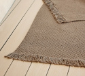 Knit matta 240x170 cm - dark sand