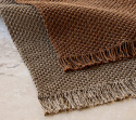 Knit matta 240x170 cm - umber brown