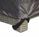 Möbelskydd lounge-fåtölj 100x100 cm - antracit