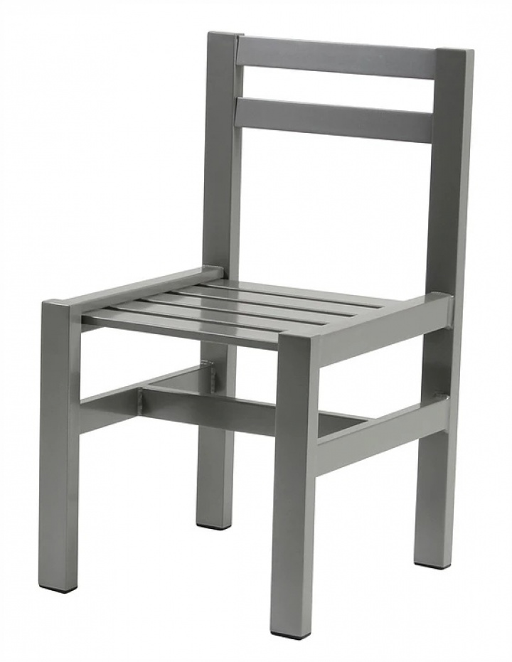 Stol aluminium - grå i gruppen Utemöbler / Material / Aluminiummöbler / Stolar - Aluminiummöbler hos Sommarboden i Höllviken AB (8006-FF)