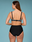 High waist bikinitrosa - svart
