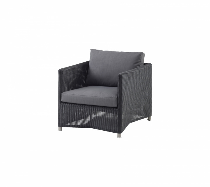 Diamond loungefåtölj - graphite/grey i gruppen Utemöbler / Material / Övriga material / Textilene hos Sommarboden i Höllviken AB (8402LGSG)