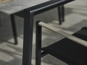 Lyra karmstol - svart/grå