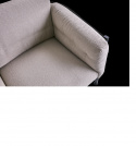 Delux 3-sits soffa - svart/teddy beige dyna