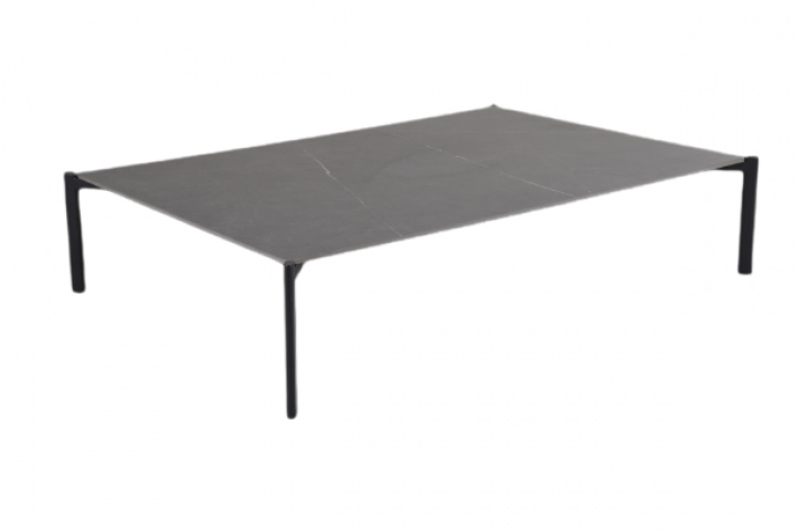 Hallavara soffbord 162x112 H35 cm - svart i gruppen Utemöbler / Material / Aluminiummöbler / Soffbord & Sidobord - Aluminiummöbler hos Sommarboden i Höllviken AB (8646-8-72)