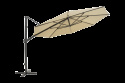 Cilento frihängande parasoll Ø 3.5 m - light grey/khaki