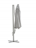 Cilento frihängande parasoll Ø 3.5 m - light grey/khaki