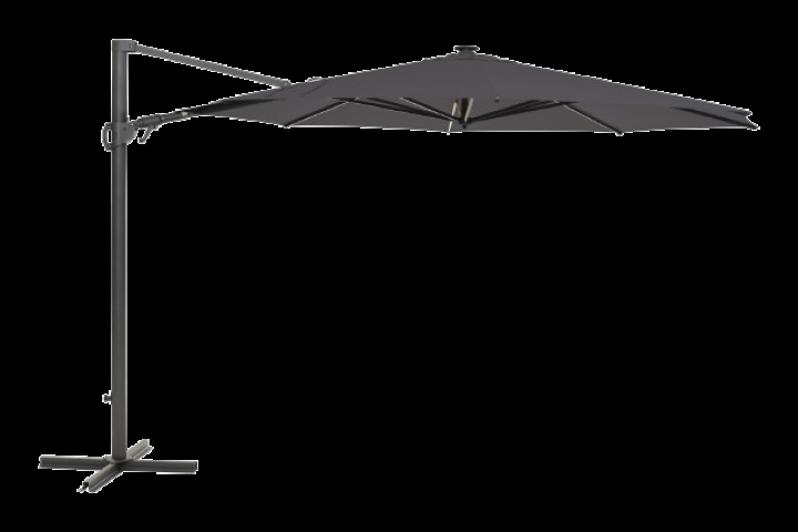 Cilento frihängande parasoll Ø 3.5 m - antracit/grey i gruppen Utemöbler / Solskydd / Parasoller hos Sommarboden i Höllviken AB (8877-73-71)