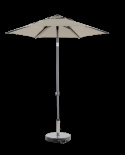 Poppi push-up parasoll Ø 2 m - antracit/taupe