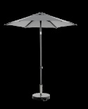 Poppi push-up parasoll Ø 2 m - antracit/grey