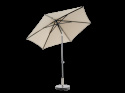 Poppi push-up parasoll Ø 2,5 m - antracit/champagne