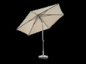 Poppi push-up parasoll Ø 3 m - antracit/champagne