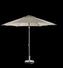Poppi push-up parasoll Ø 3 m - antracit/taupe