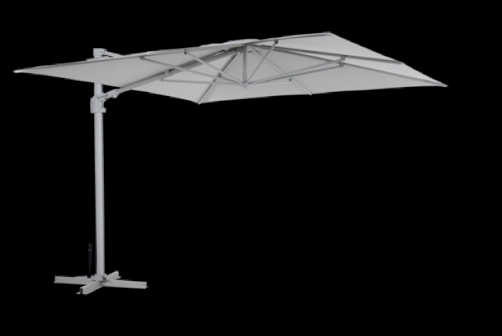 Vinovo frihängande parasoll 3x3 m - light grey/khaki i gruppen Utemöbler / Solskydd / Parasoller hos Sommarboden i Höllviken AB (8898-71-21)