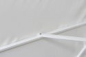 Andria parasoll tiltbar 2,5x2,5 - vit/vit