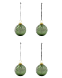 Luto julgransdekoration, 4-pack - green