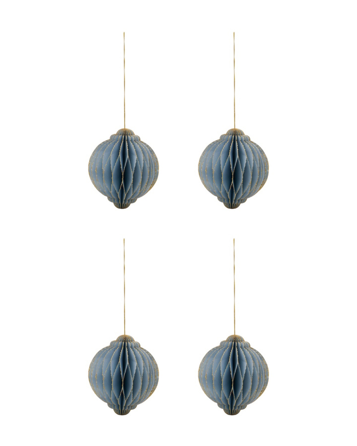 Alsta julgransdekoration, 4-pack - light blue i gruppen Jul / Allt till julgranen hos Sommarboden i Höllviken AB (900001969-HD)