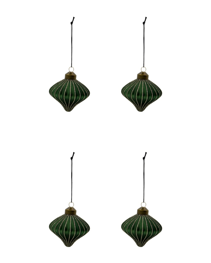Spin julgransdekoration, 4-pack - green i gruppen Jul / Juldekoration hos Sommarboden i Höllviken AB (900002029-HD)