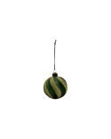 Swirl julgransdekoration, 4-pack - green