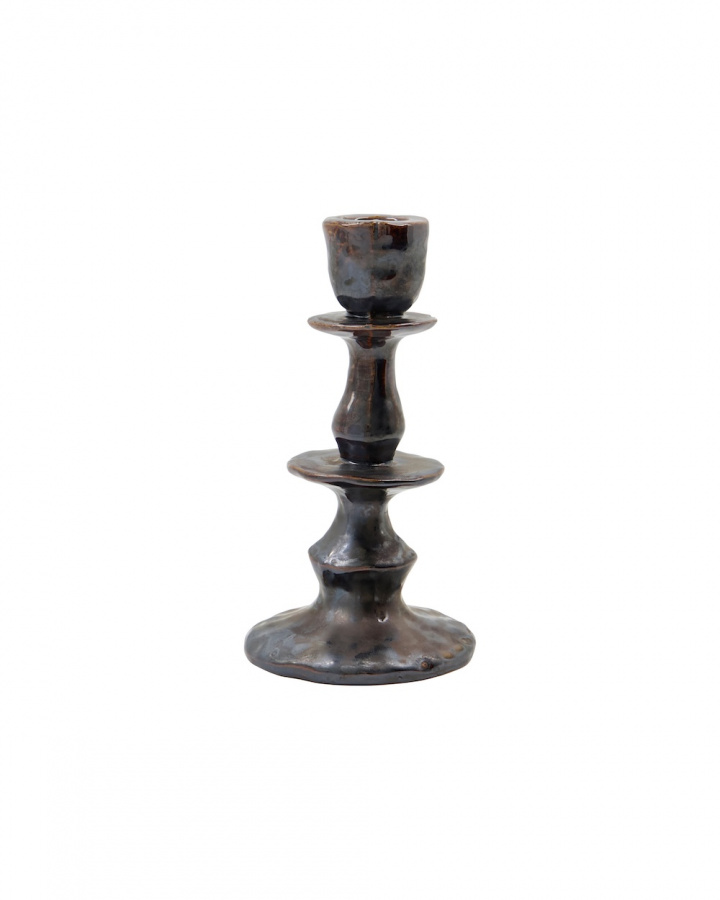 Lucca ljusstake, H17,5 cm - black i gruppen Inredning / Dekoration / Ljusstakar & Ljuslyktor hos Sommarboden i Höllviken AB (900002776-HD)
