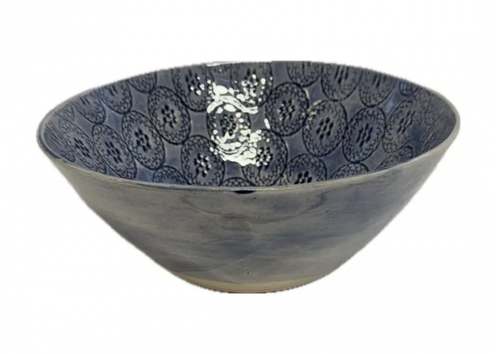 Pudding skål Ø 15 cm - dark blue i gruppen Inredning / Kök & Dukning / Fat, Tallrikar & Skålar hos Sommarboden i Höllviken AB (90010019-WW)