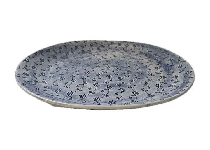 Kakfat Ø 36 cm - warm grey i gruppen Inredning / Kök & Dukning / Fat, Tallrikar & Skålar hos Sommarboden i Höllviken AB (90010223-WW)