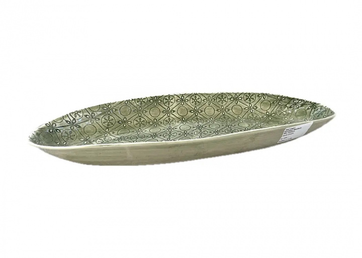 Bamboo fat 43 x 17 cm - warm grey i gruppen Inredning / Kök & Dukning / Fat, Tallrikar & Skålar hos Sommarboden i Höllviken AB (90010724-WW)