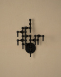 STOFF Nagel väggfäste - black