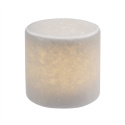 Marble ljus, L - white silk matt