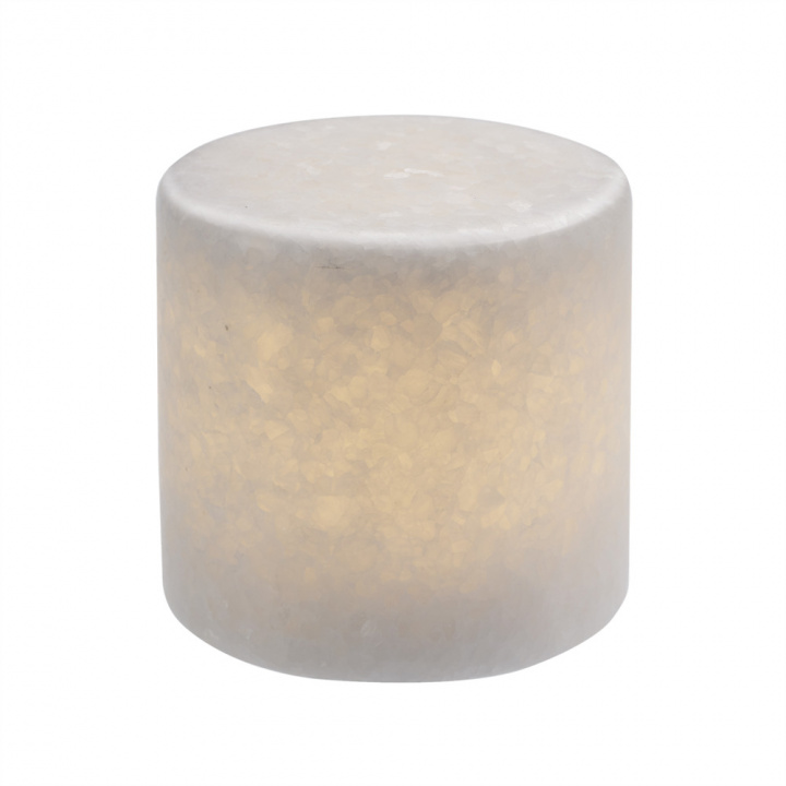 Marble ljus, L - white silk matt i gruppen Inredning / Dekoration / Ljus, Doft & Tillbehör hos Sommarboden i Höllviken AB (9920200)
