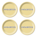 Prosecco glasunderlägg Ø 11 cm - cream