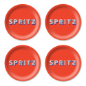 Spritz glasunderlägg Ø 11 cm - satsuma orange