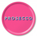 Prosecco bricka Ø 31 cm - bright pink