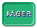 Jäger bricka 27x20 cm - green
