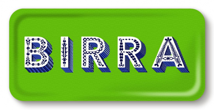 Birra bricka 32x15 cm - grass green i gruppen Inredning / Kök & Dukning / Brickor & Grytunderlägg hos Sommarboden i Höllviken AB (AB3215-497)
