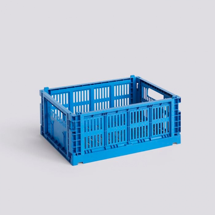 Colour Crate förvaringskorg, M - electric blue i gruppen Inredning / Dekoration / Hyllor & Förvaring hos Sommarboden i Höllviken AB (AB634-A602-AF16)